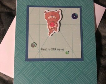 No otter like you greeting card