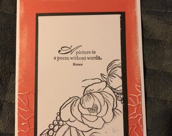 Picture greeting card