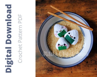Onigiri Amigurumi Digital Pattern Download