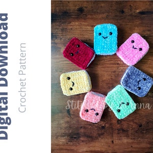 Plush Book Amigurumi Pattern Crochet Pattern PDF