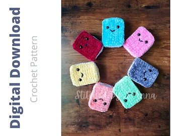 Plush Book Amigurumi Pattern Crochet Pattern PDF