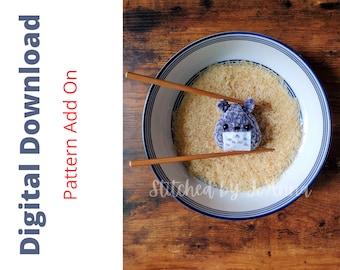 Add On Totoro Onigiri Amigurumi Pattern