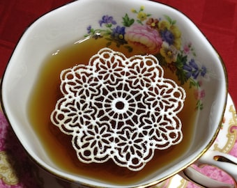 48 Sugar Doilies 2.5" Edible Anastasia Doily