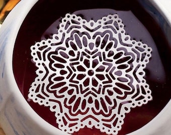 Stargaze Sugar Doilies 2.5" Edible Doily for Tea or Coffee