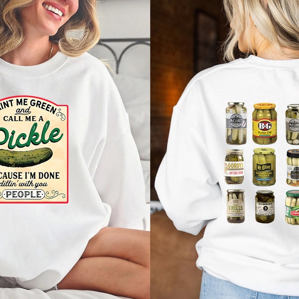 PNG Vintage Canned Pickles , Pickle Digital File for Shirt, Digital File png Pickle Lovers, Digital File Pickle For Unisex Sweatshirt