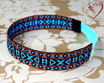 Bohemian Headband Tribal Headwrap Indian Hair Bands Hipster Headband Boho Hair Accessories for Women (HB - 1023)