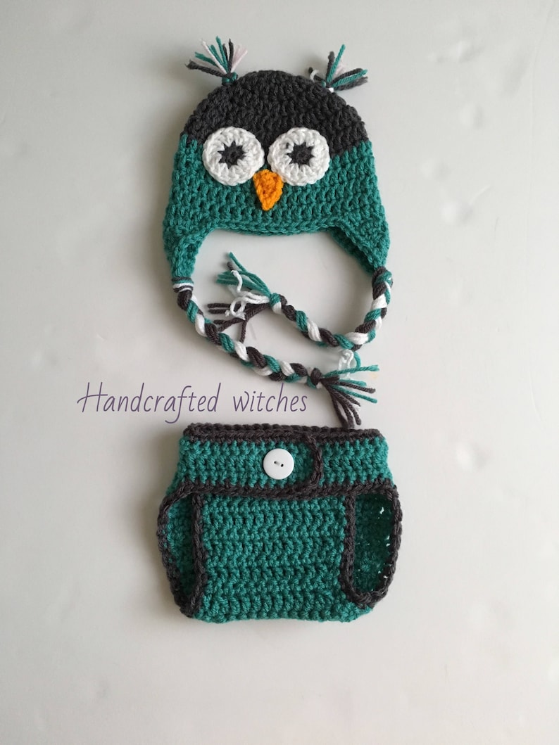 owl photography newborn photo prop Crocheted baby photography owl costume baby owl outfit newborn costume newborn outfit