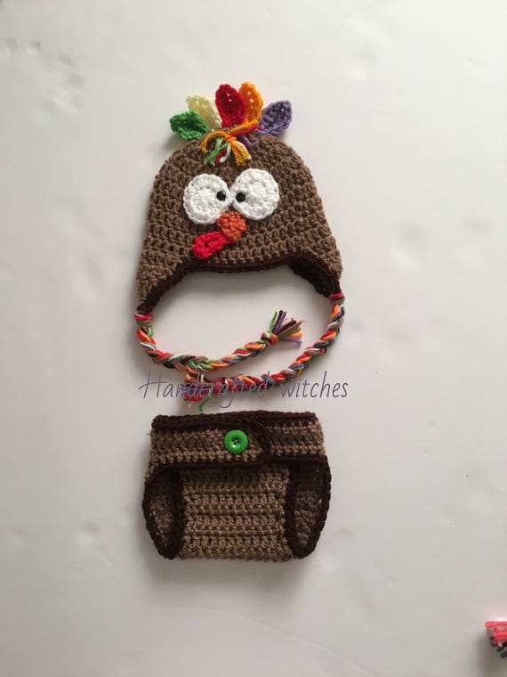 turkey crochet baby outfit