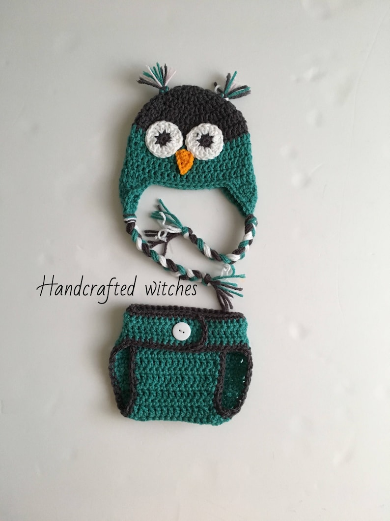 owl photography newborn photo prop Crocheted baby photography owl costume baby owl outfit newborn costume newborn outfit