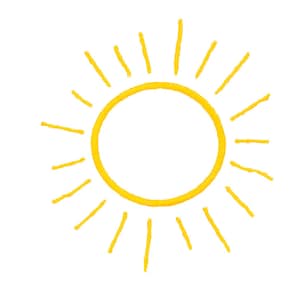 mini stitch sun pattern for sun machine embroidery design, sunshine embroidery, small sun design, instant download