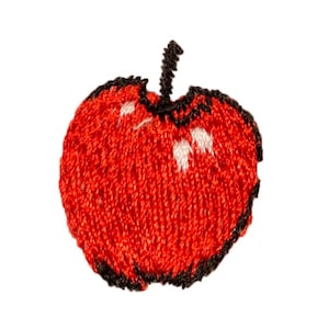 Mini Apple Machine Embroidery Design File Fruit Instant Download Fill Stitch