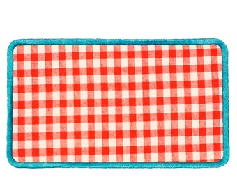 Rectangle Tag Appliqué Machine Embroidery Design 3 Sizes