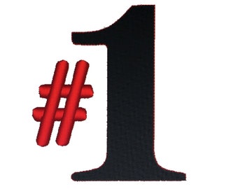 number one fill stitch embroidery design 3 sizes 8 formats including pes racing number one instant download