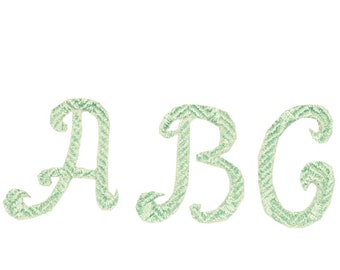 Rope Machine Embroidery Font Monogram Alphabet - Embroidery Letters - Rope Letters - Rodeo Embroidery Font - One Inch Font