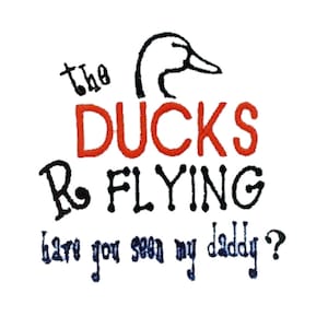 Duck Hunting Design for 3 SIZES Duck Hunter PES 7 Formats xxx, pes, dst, hus, exp, jef, vip, sew, Machine Embroidery Instant Download Files