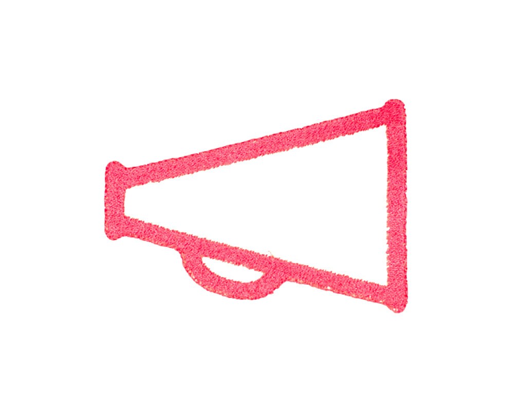 Megaphone Embroidery - Etsy