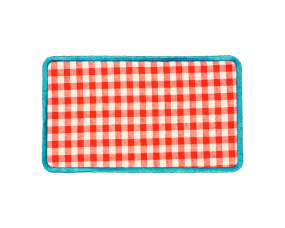 Rectangle Name Tag Applique Machine Embroidery Design 3 Sizes