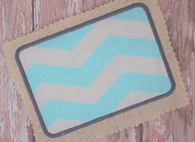 Rectangle Name Tag Applique Machine Embroidery Design 3 Sizes