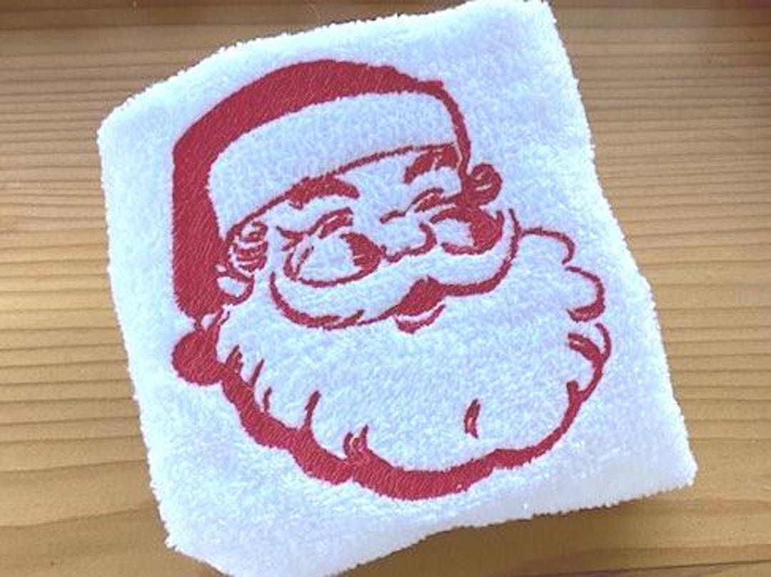 Machine Embroidery Split Santa Santa Embroidery Design for 10
