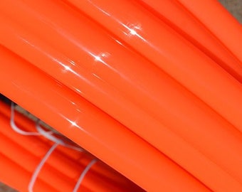 hula hoop, radioactive solar orange polypro, uv reactive