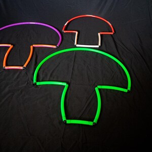 Handmade hoop, Mushroom, hoop, Raye of Rainn, shapes, Hula hoop, collapsible mushroom shaped hoop, Raye of Rainn, mushroom,