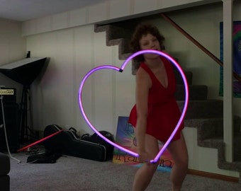 Handmade Heart Hoop, Taped Shape Hoop