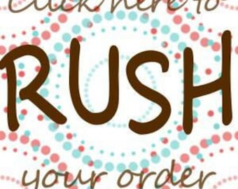 Handmade hoop, Rush your order