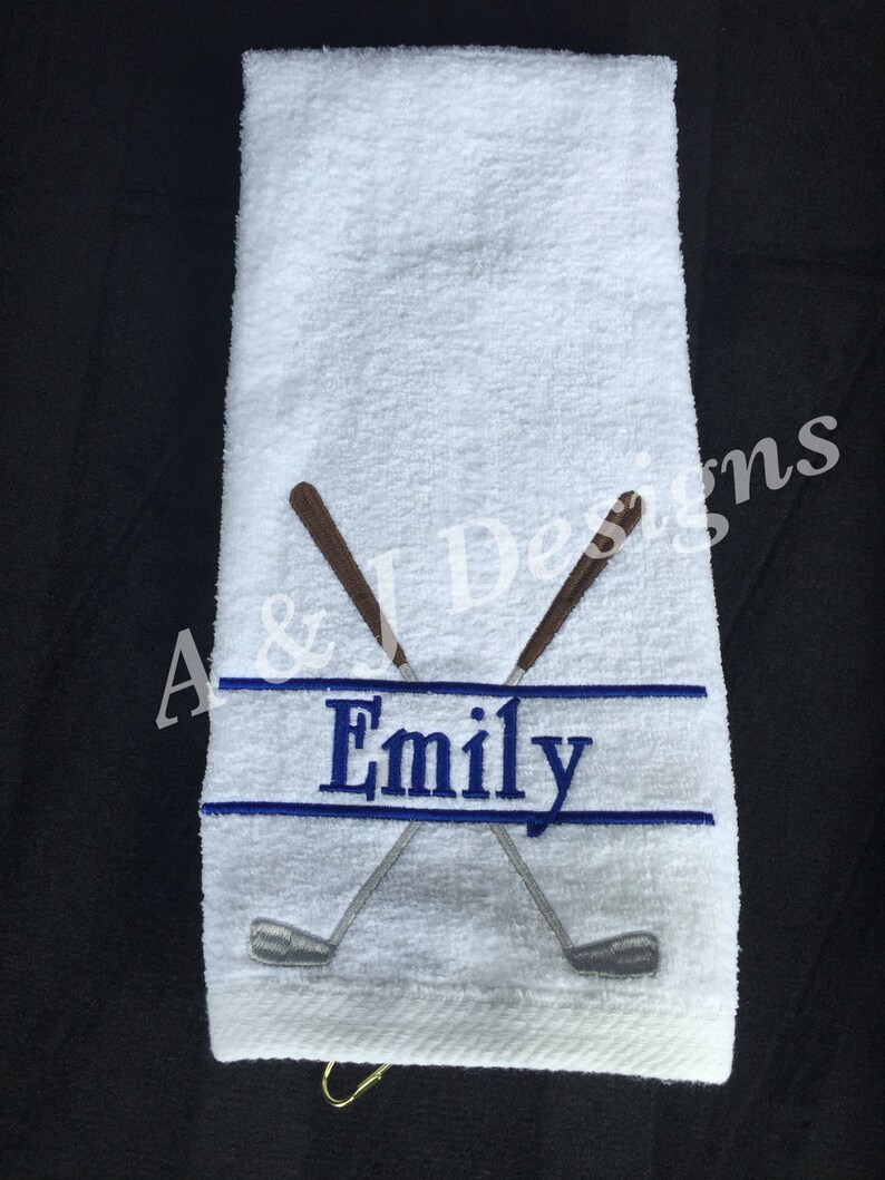 Personalized Golf Towels Etsy