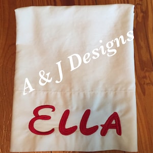 Disney Font / Personalized Pillowcases