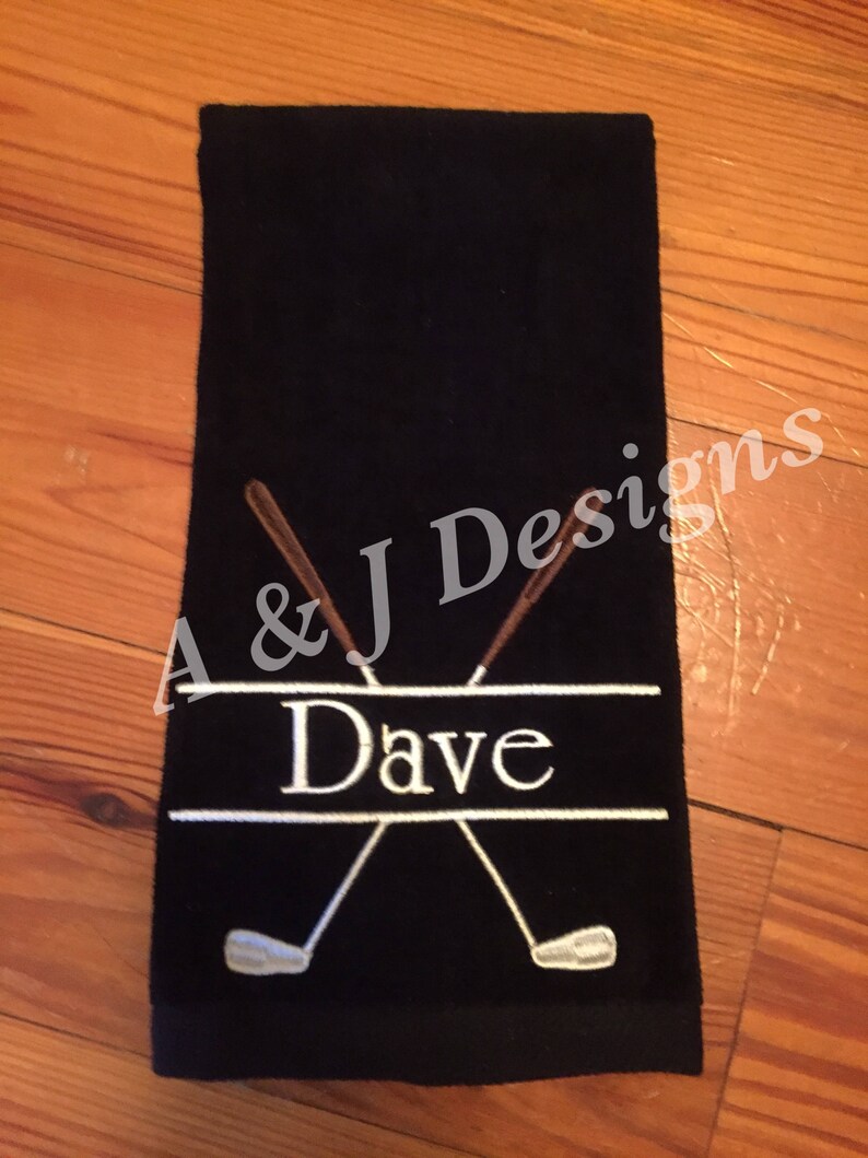 Personalized Golf Towels Etsy
