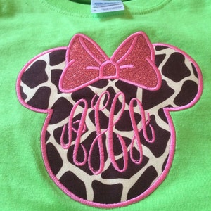 Mouse inspired Head Applique