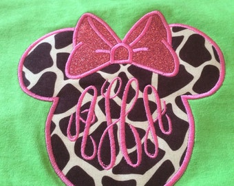 Mouse inspired Head Applique