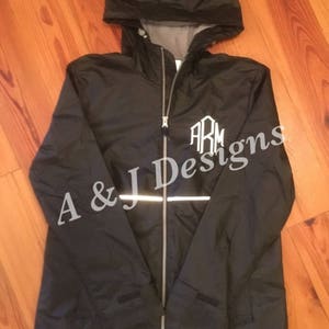 Monogrammed Charles River Rain Jackets