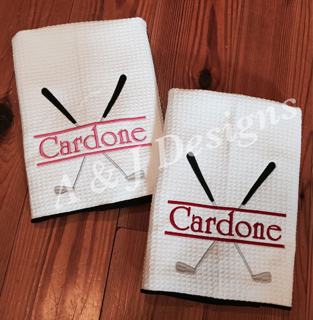 Personalized Golf Towels Etsy