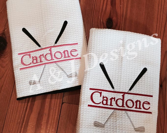 Personalized Golf Towels