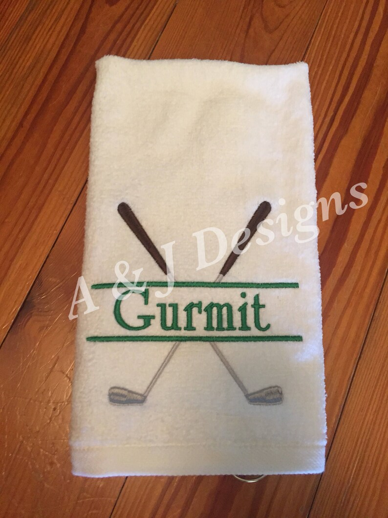 Personalized Golf Towels Etsy