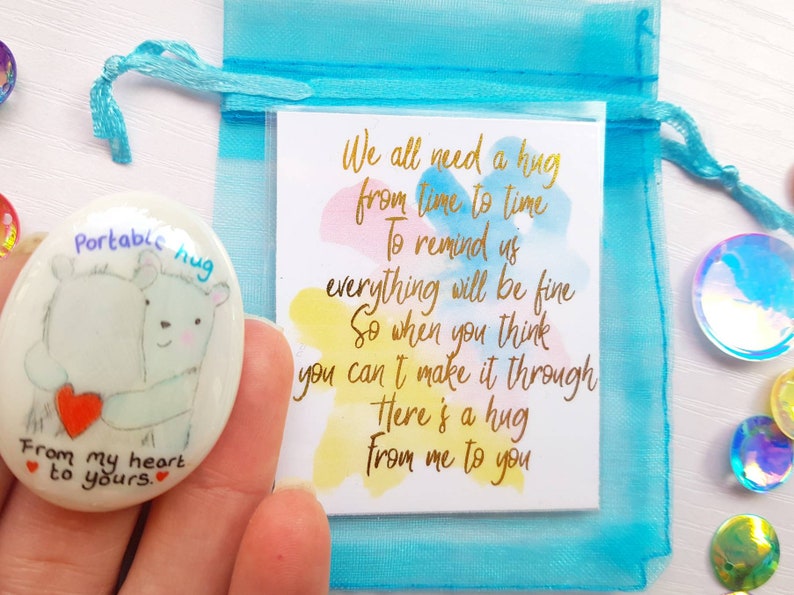 Hug Gift Mental Health Gift Bear Hug Anxiety Gift You Are Etsy UK