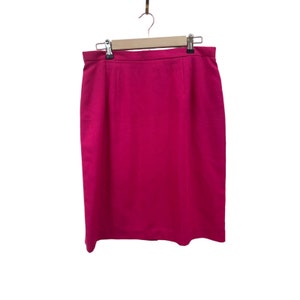 NWT Vintage Jason Roberts A-Line Above the Knee Hot Pink Skirt Size 16