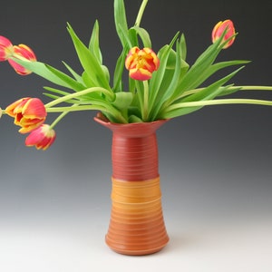 Vase, ceramic vase Gladiolus Vase Desert image 1