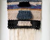 Textile Art - Handwoven wall hanging -  Wall Weaving - Fiber Textiles - Tapestry - Weaving - Wall Art - Medium size