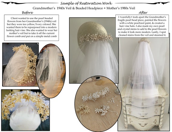 Wedding veil restoration near best sale me