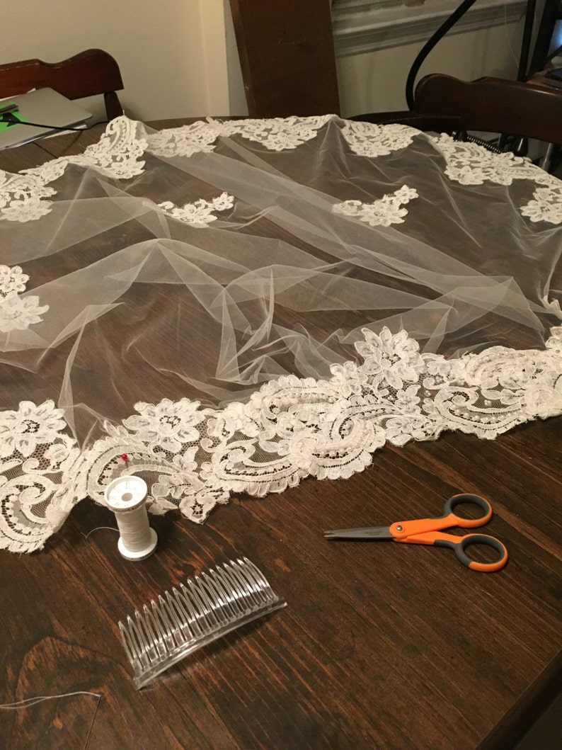 Veil Restoration & Repurposing Heirloom Pieces Etsy