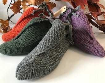 Handmade knitted women slipper, socks great for indoor footwear to keep you warm in winter days.