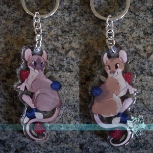 Rat Double-sided Acrylic Keychain