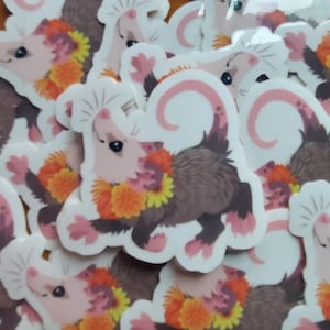 Autumn Possum CLEAR Vinyl 2 &quot;Sticker (Sticker Club Oktober 2021)