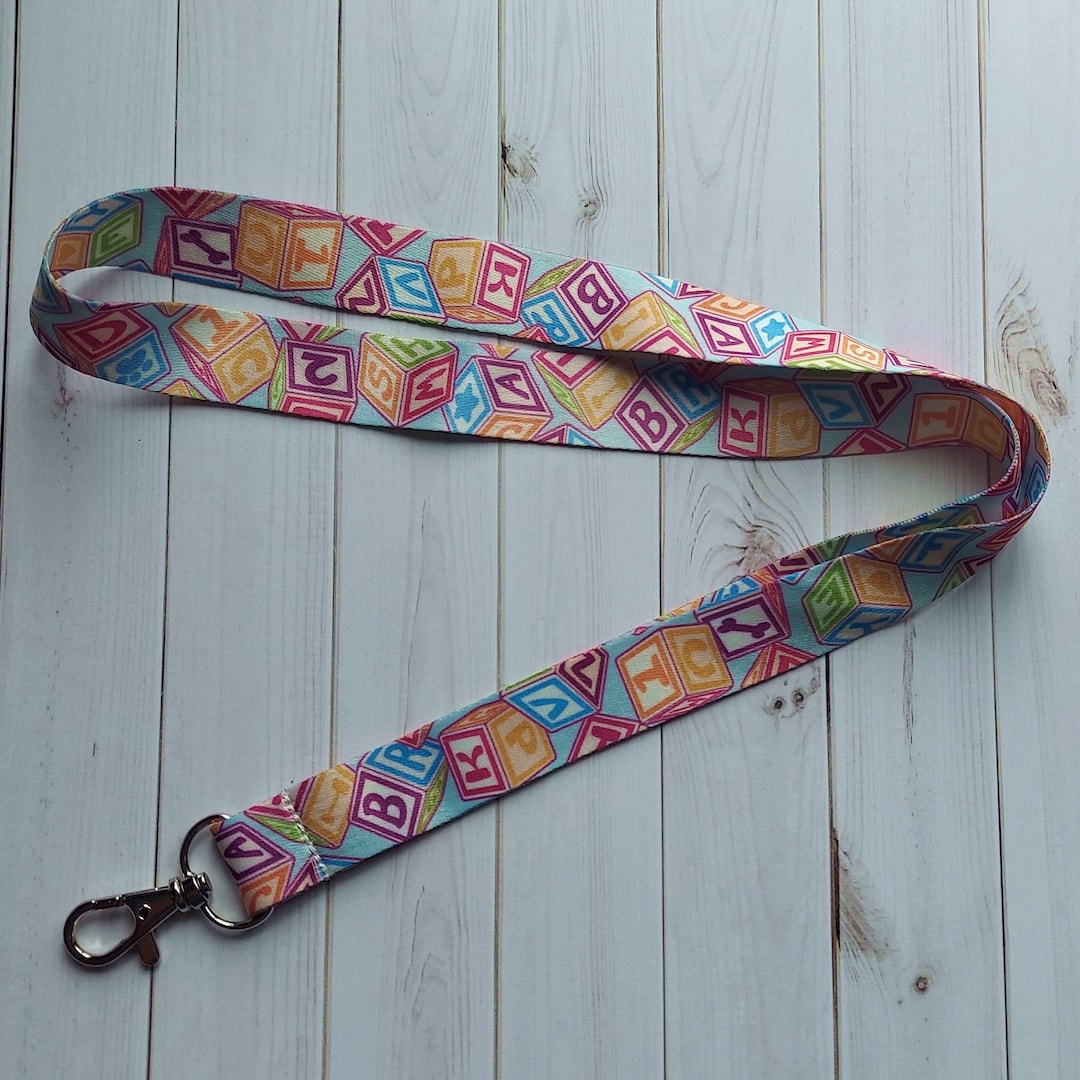 Blocks Lanyard - Etsy