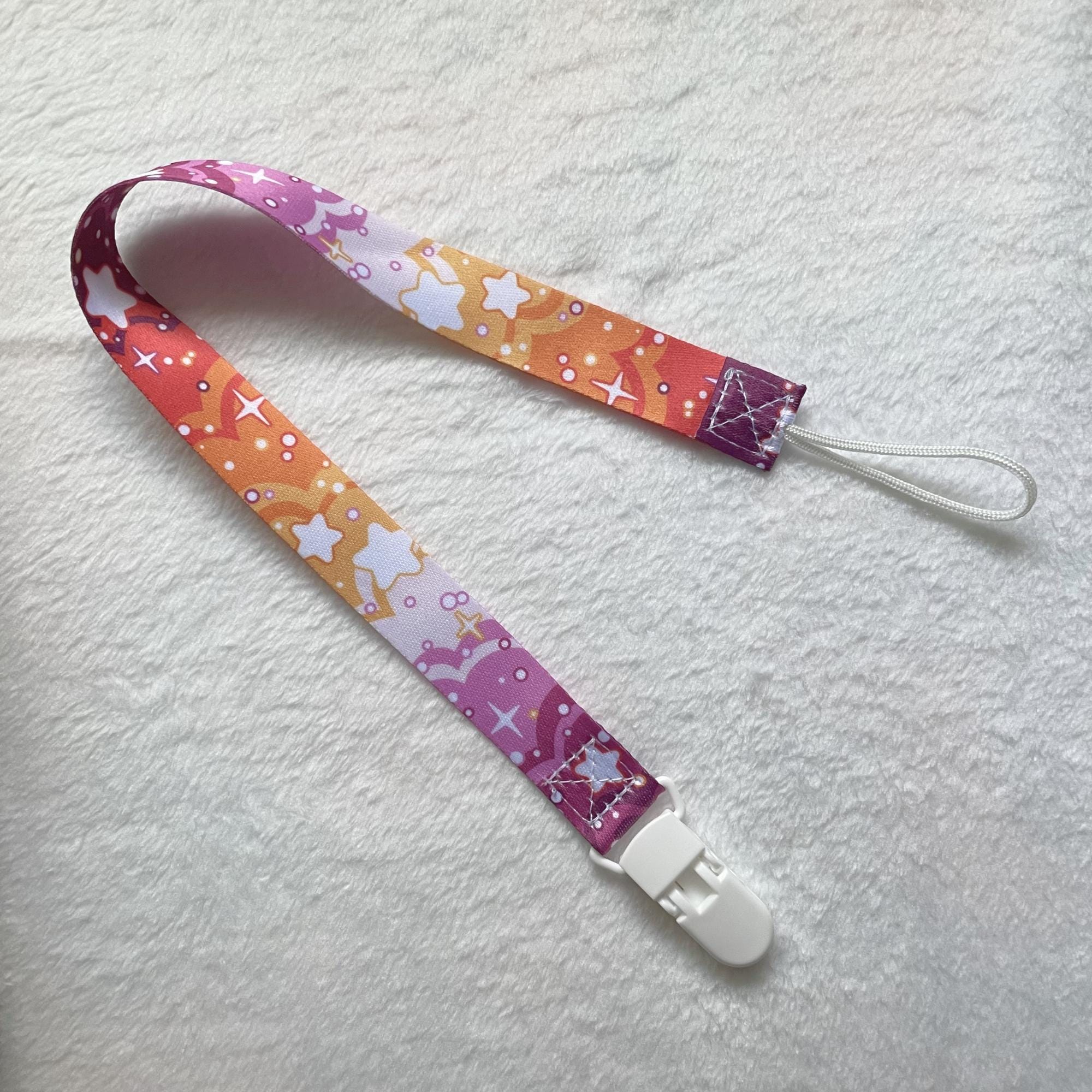 Lesbian W Adult Pacifier Clip, LGBTQIA Pride - Etsy