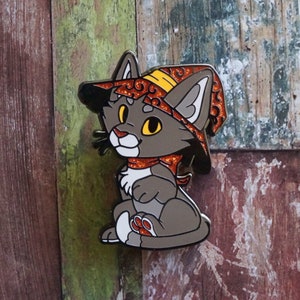 Witch Cat Hard Enamel Pin