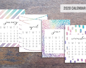 Calendar printable | Etsy