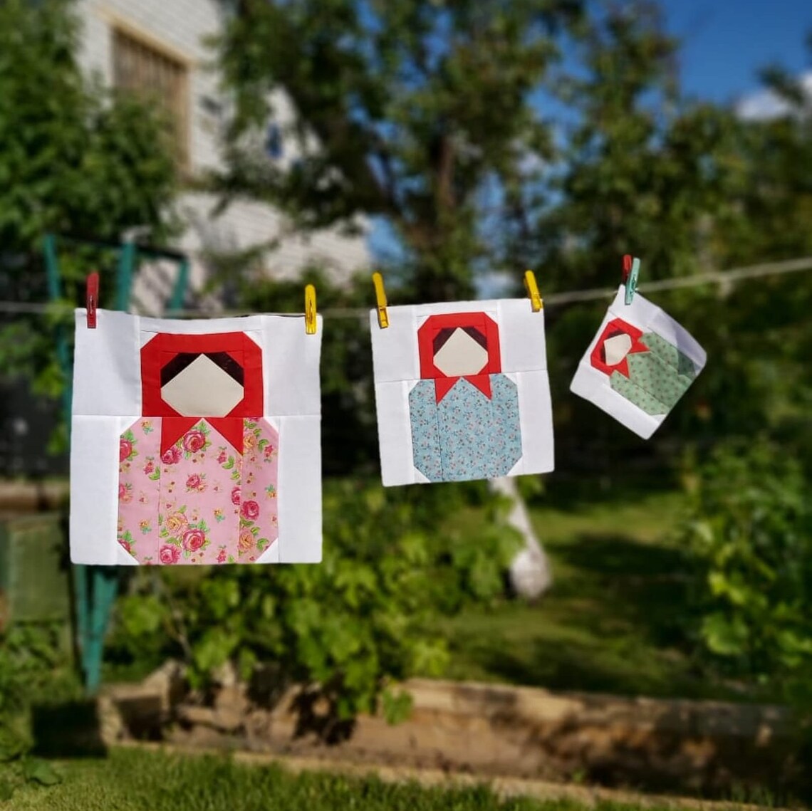 Nesting Doll Quilt Pattern PDF Matryoshka Quilt Block Etsy